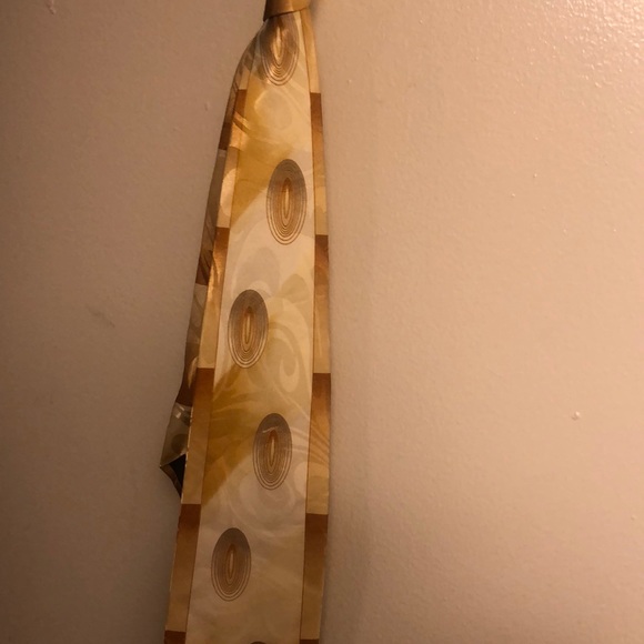 Le monde home couture tie gold yellow brown - Picture 1 of 8